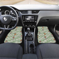 Mint Palaka Hula Girls Seamless Hawaii Aloha Car Mats - Polynesian Pride