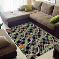Sable Palaka Hula Girls Seamless Hawaii Aloha Area Rug - Polynesian Pride