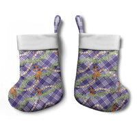 Lavender Palaka Hula Girls Seamless Hawaii Aloha Christmas Stocking - Polynesian Pride