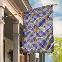 Lavender Palaka Hula Girls Seamless Hawaii Aloha Garden Flag LT7 House Flag Lavender - Polynesian Pride