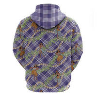 Lavender Palaka Hula Girls Seamless Hawaii Aloha Hoodie LT7 - Polynesian Pride