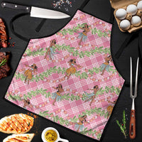 Lokelani Pink Palaka Hula Girls Seamless Hawaii Aloha Apron LT7 Pink - Polynesian Pride