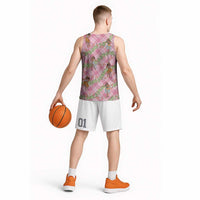 Lokelani Pink Palaka Hula Girls Seamless Hawaii Aloha Basketball Jersey LT7 - Polynesian Pride