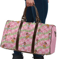 Lokelani Pink Palaka Hula Girls Seamless Hawaii Aloha Travel Bag LT7 - Polynesian Pride