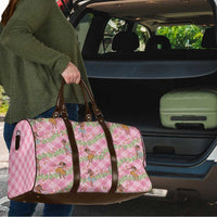 Lokelani Pink Palaka Hula Girls Seamless Hawaii Aloha Travel Bag LT7 - Polynesian Pride