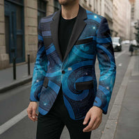 New Zealand Maori Matariki Blazer Galaxy Kowhaiwhai LT7 - Polynesian Pride