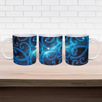 New Zealand Maori Matariki Ceramic Mug Galaxy Kowhaiwhai