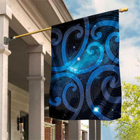 New Zealand Maori Matariki Garden Flag Galaxy Kowhaiwhai