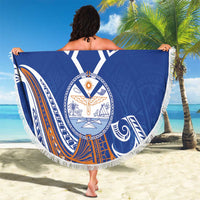 Yokwe Marshall Islands Personalized Beach Blanket Jemenei Day - Seashell Necklace