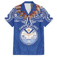 Yokwe Marshall Islands Personalized Family Matching Off Shoulder Maxi Dress and Hawaiian Shirt Jemenei Day - Seashell Necklace