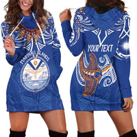 Yokwe Marshall Islands Personalized Hoodie Dress Jemenei Day - Seashell Necklace