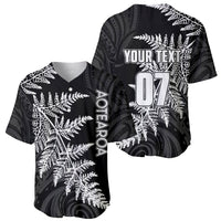 Personalised New Zealand Rugby Baseball Jersey World Cup 2023 Silver Fern Champions LT7 - Polynesian Pride