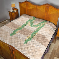 Hawai'i Paniolo Maile Twisted Lei Quilt Almond Brown LT7 - Polynesian Pride