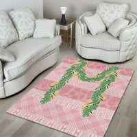 Hawai'i Paniolo Maile Twisted Lei Area Rug Dusty Rose LT7 - Polynesian Pride