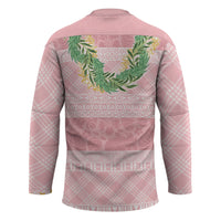 Hawai'i Paniolo Maile Twisted Lei Hockey Jersey Dusty Rose LT7 - Polynesian Pride