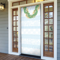 Hawai'i Paniolo Maile Twisted Lei Door Cover Winter White LT7 - Polynesian Pride