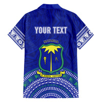 Personalised Fiji Natabua High School Family Matching Long Sleeve Bodycon Dress and Hawaiian Shirt Kaviti Tapa Mix Colors Proud NHS LT7 - Polynesian Pride
