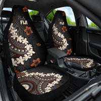 Bula Fiji Women's Day Car Seat Cover Classic Masi Tapa LT7 One Size Brown - Polynesian Pride