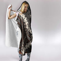 Bula Fiji Women's Day Hooded Blanket Classic Masi Tapa LT7 - Polynesian Pride