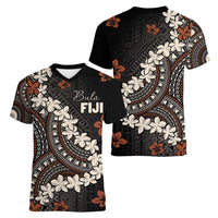 Bula Fiji Women's Day Women V-Neck T-Shirt Classic Masi Tapa LT7 - Polynesian Pride