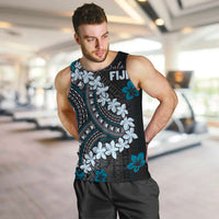 Bula Fiji Women's Day Men Tank Top Indigo Masi Tapa LT7 Indigo - Polynesian Pride