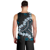 Bula Fiji Women's Day Men Tank Top Indigo Masi Tapa LT7 - Polynesian Pride