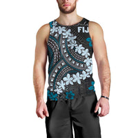 Bula Fiji Women's Day Men Tank Top Indigo Masi Tapa LT7 - Polynesian Pride