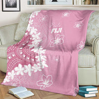 Bula Fiji Women's Day Blanket Pink Masi Tapa