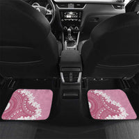 Bula Fiji Women's Day Car Mats Pink Masi Tapa