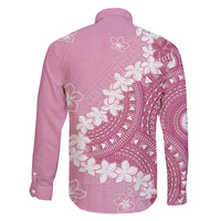 Bula Fiji Women's Day Family Matching Puletasi and Hawaiian Shirt Pink Masi Tapa