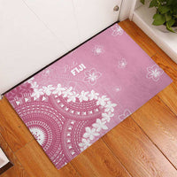 Bula Fiji Women's Day Rubber Doormat Pink Masi Tapa LT7 - Polynesian Pride