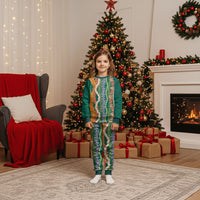 Mahalo Hawaii - Ka Pule a ka Haku Christmas Pajama Set Mixed Lei