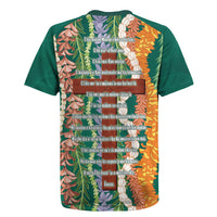 Mahalo Hawaii - Ka Pule a ka Haku Rugby Jersey Mixed Lei