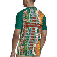 Mahalo Hawaii - Ka Pule a ka Haku Rugby Jersey Mixed Lei