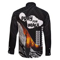 Hawaii Humpback Whale Family Matching Summer Maxi Dress and Hawaiian Shirt Be Strong - Pray For Maui LT7 - Polynesian Pride