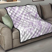 Sharks Couple Dreamy Polynesians Floral Sea Quilt Lilac LT7 - Polynesian Pride
