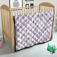 Sharks Couple Dreamy Polynesians Floral Sea Quilt Lilac LT7 - Polynesian Pride