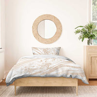 Sharks Couple Dreamy Polynesians Floral Sea Bedding Set Hazel - Polynesian Pride
