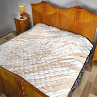 Sharks Couple Dreamy Polynesians Floral Sea Quilt Hazel LT7 - Polynesian Pride