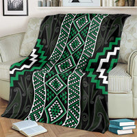 Jade Tukutuku Pattern Aotearoa Blanket Niho Taniwha and Puhoro Motifs