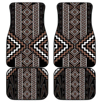 Classic Tukutuku Pattern Aotearoa Car Mats Niho Taniwha and Puhoro Motifs