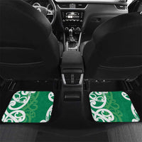 Pounamu Green Maori Car Mats Koru Kowhaiwhai - Polynesian Pride
