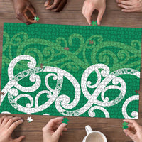 Pounamu Green Maori Puzzle Koru Kowhaiwhai - Polynesian Pride