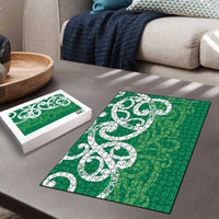 Pounamu Green Maori Puzzle Koru Kowhaiwhai - Polynesian Pride