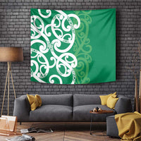 Pounamu Green Maori Tapestry Koru Kowhaiwhai - Polynesian Pride