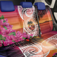 Guam Chamorro Back Car Seat Cover Artsy Latte Stone LT7 - Polynesian Pride