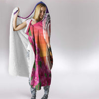 Guam Chamorro Hooded Blanket Artsy Latte Stone