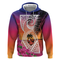Guam Chamorro Hoodie Artsy Latte Stone