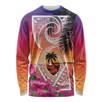 Guam Chamorro Long Sleeve Shirt Artsy Latte Stone