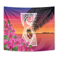 Guam Chamorro Tapestry Artsy Latte Stone